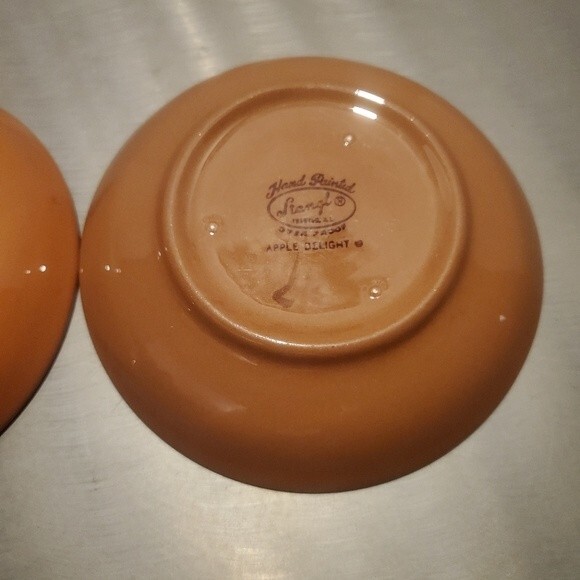 Stangl Apple Delight Vintage 1960's - 5.5" Desert or Snack Bowls - Set of 2 - Picture 7 of 10